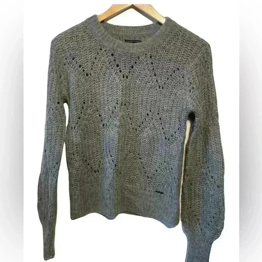 Abercrombie | Gray Alpaca & Wool Blend Sweater Size XS
